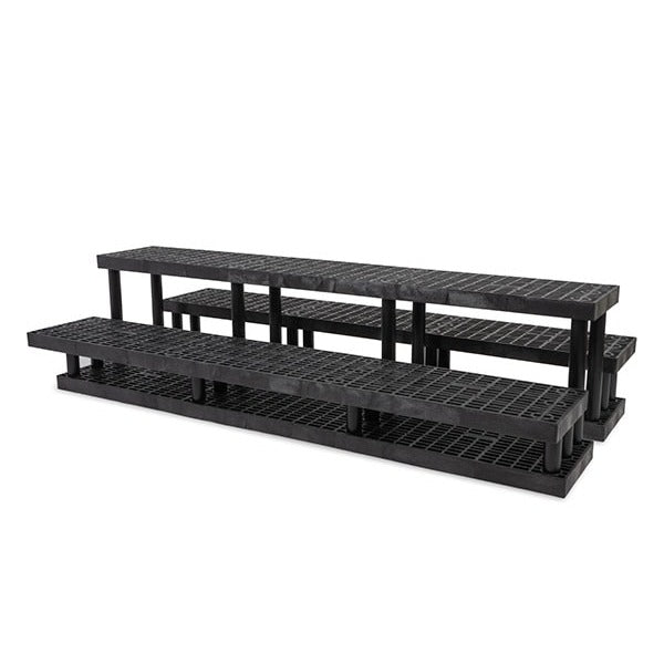 SPC Retail SPC-Retail Benchmaster Plastic Display, 51" Wide, Black - 1,120 lb.