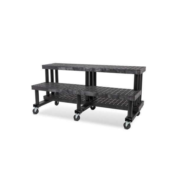 SPC Retail SPC-Retail Benchmaster Plastic Display, 28" Wide, Black - 513 lb.