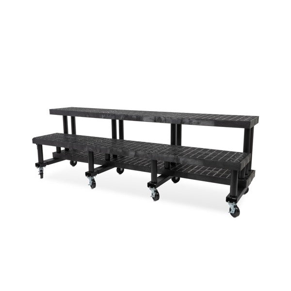 SPC Retail SPC-Retail Benchmaster Plastic Display, 28" Wide, Black - 747 lb.