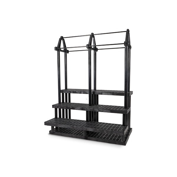SPC Retail SPC-Retail Benchmaster Plastic Display, 39" Wide, Black - 66"