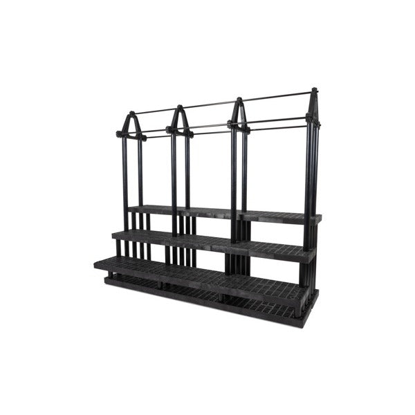 SPC Retail SPC-Retail Benchmaster Plastic Display, 39" Wide, Black - 96"
