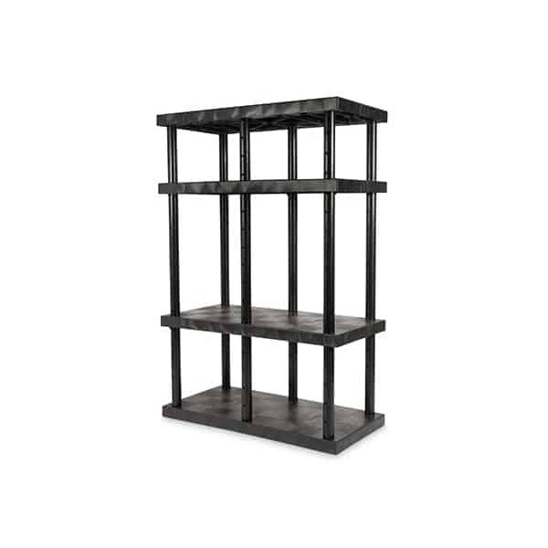 Structural Plastics Corporation Top System, 75" High, Black - 48"