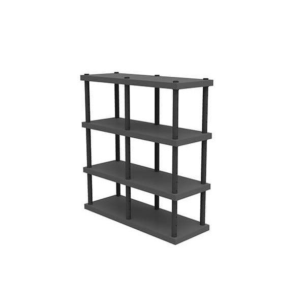 Structural Plastics Corporation Top System, 75" High, Black - 66"