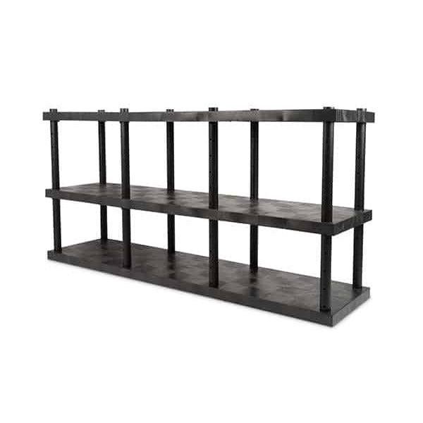 Structural Plastics Corporation Top System, 51" High, Black - 96"