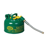 Eagle Manufacturing Steel Safety Can, 2.5 gal., Green - 7/8"