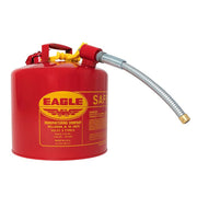 Eagle Manufacturing Steel Safety Can, 5 gal., Red - 7/8"