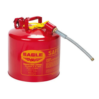 Eagle Manufacturing Steel Safety Can, 5 gal., Red - 5/8"