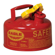 Eagle Manufacturing Steel Safety Can, 1 gal., Red - UI10S