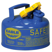 Eagle Manufacturing Steel Safety Can, 1 gal., Blue - UI10SB