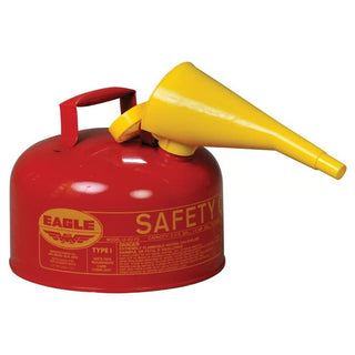 Eagle Manufacturing Steel Safety Can, 2 gal., Red - UI20FS