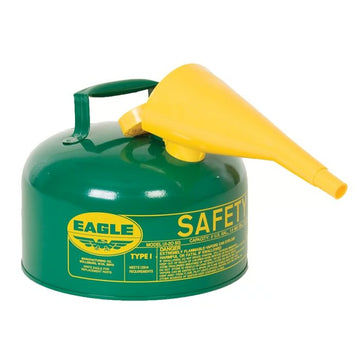 Eagle Manufacturing Steel Safety Can, 2.5 gal., Green - UI25FSG
