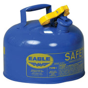 Eagle Manufacturing Steel Safety Can, 2.5 gal., Blue - UI25SB