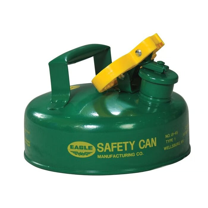 Eagle Manufacturing Steel Safety Can, 2 qt., Green - UI4SG