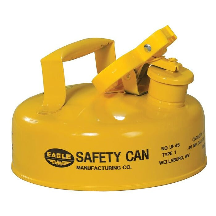 Eagle Manufacturing Steel Safety Can, 2 qt., Yellow - UI4SY