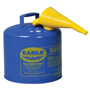 Eagle Manufacturing Steel Safety Can, 5 gal., Blue - UI50FSB