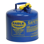 Eagle Manufacturing Steel Safety Can, 5 gal., Blue - UI50SB