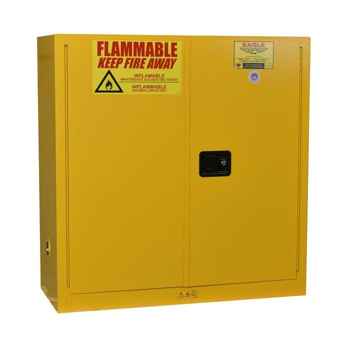 Eagle Manufacturing YPI32X Steel Paint Safety Cabinet, 40 gal., Yellow - Default Title
