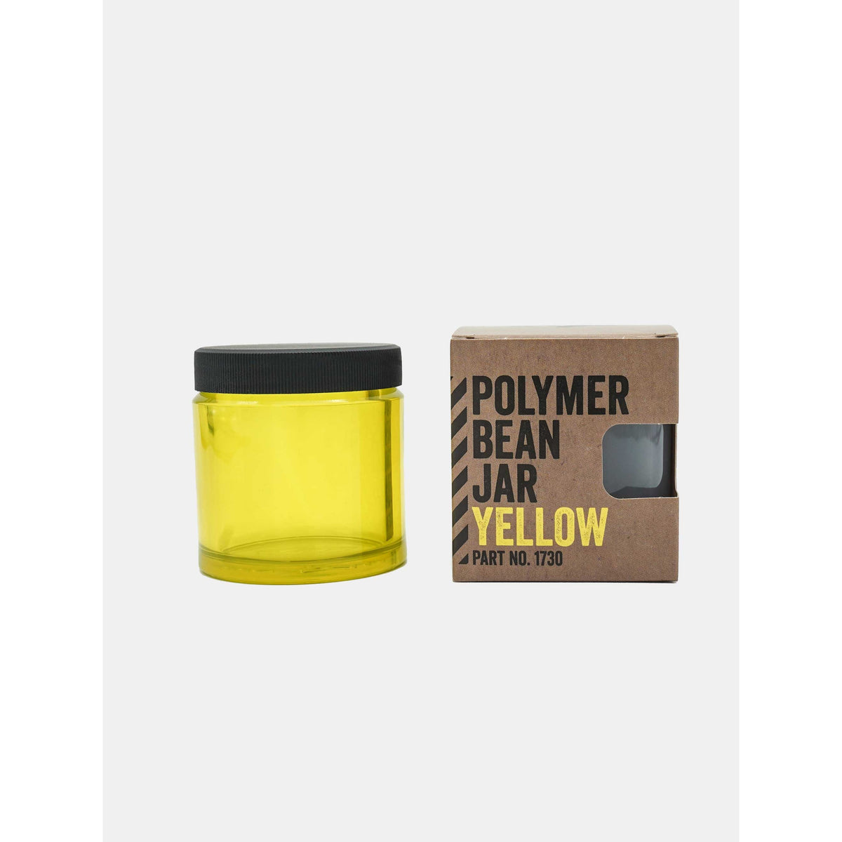 Comandante Plastic Jar, 1.41 oz. 40 Grams - Yellow