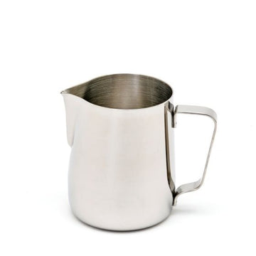 Rhino Coffee Gear Classic Stainless Steel Pitcher, Silver - 12 oz.