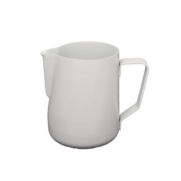 Rhino Coffee Gear Stealth Stainless Steel Pitcher, White - 12 oz.