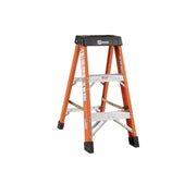 Bauer Ladders Fiberglass Step Ladder, 300 lb. Capacity, Orange - 36"