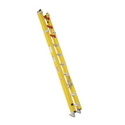 Bauer Ladders Fiberglass Extension Ladder, Yellow - 20'