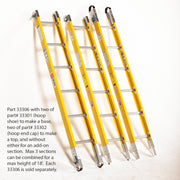 Bauer Ladders Ladder, 300 lb. Capacity, Yellow - 6'