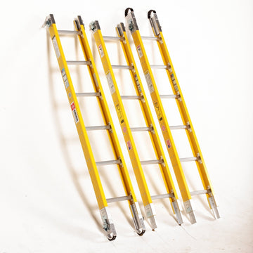 Bauer Ladders Base Section, 300 lb. Capacity, Yellow - 4'