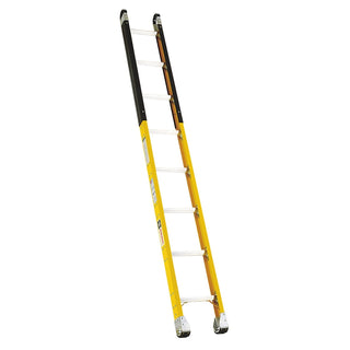 Bauer Ladders Fiberglass Ladder, Yellow - 8'