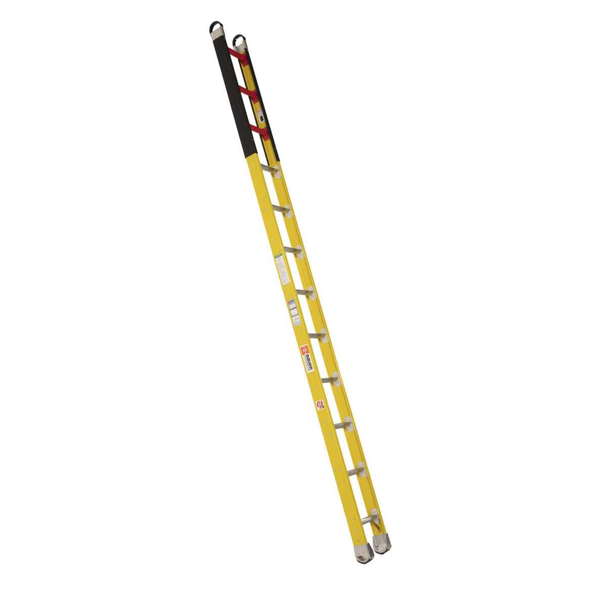 Bauer Ladders Fiberglass Ladder, Yellow - 12'