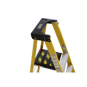 Bauer Ladders Fiberglass Platform Ladder, Yellow - photo 3