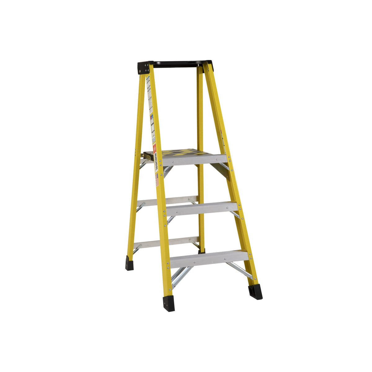 Bauer Ladders Fiberglass Platform Ladder, Yellow - 5'