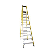 Bauer Ladders Fiberglass Platform Ladder, Yellow - 12'