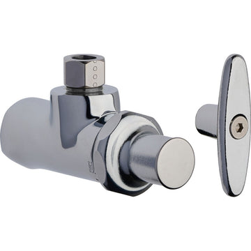 Chicago Faucet Company 1013-ABCP Brass Angle Stop, 3 1/2" Long - Default Title
