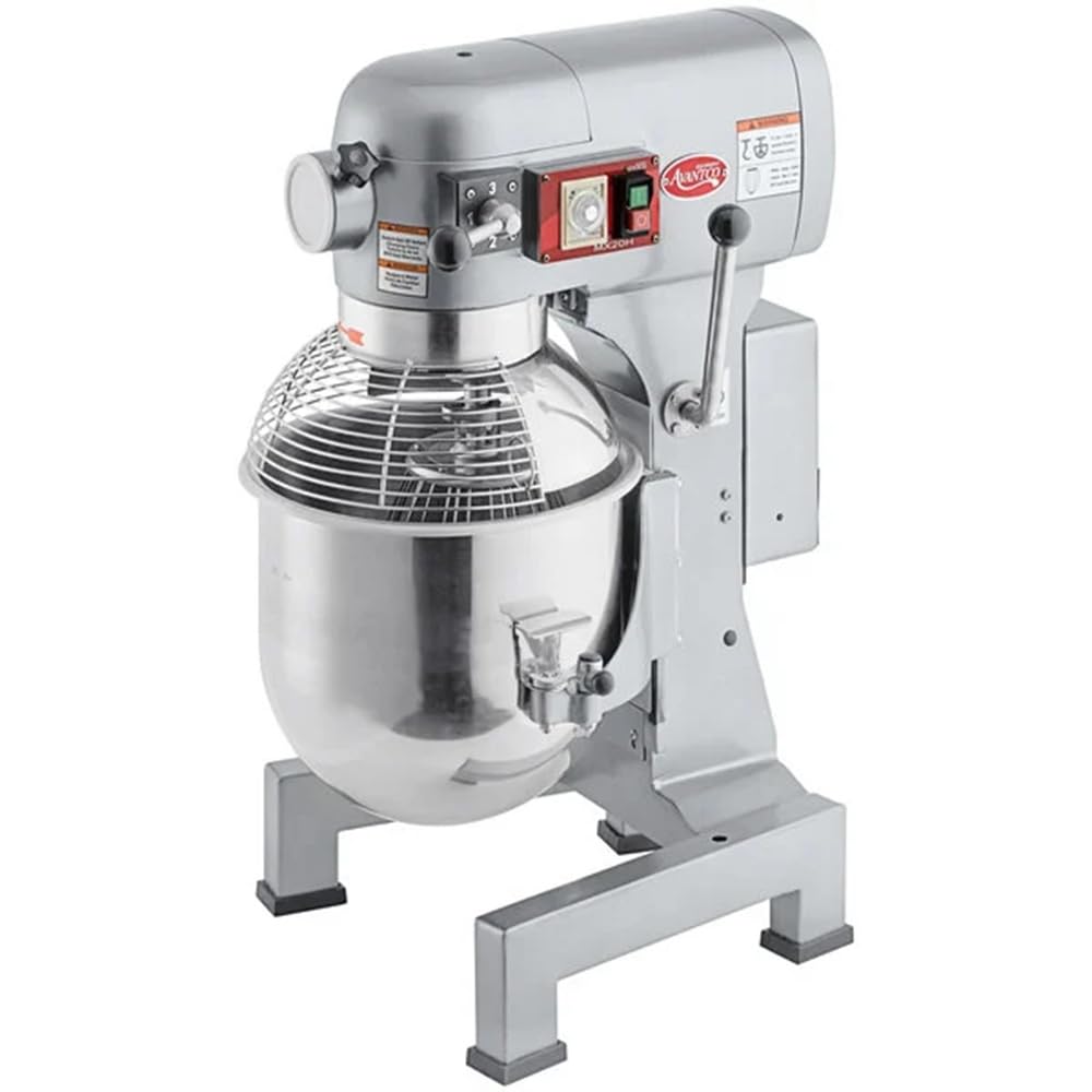 Planetary Stand Mixer, 20 Qt, 1.5 HP, 120V with Guard and Accessories