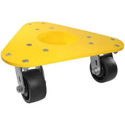 Bond Caster & Wheel Corp 4200 Cup Dolly, 14" x 14", Yellow - Thermoplastic GFPO