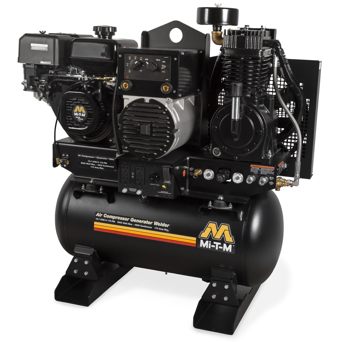 Mi-T-M Corporation AGW Steel Generator Welder, 22" x 46" - 420cc