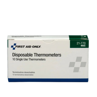 First Aid Only 21-770-002 Thermometer, 10/Box - Default Title