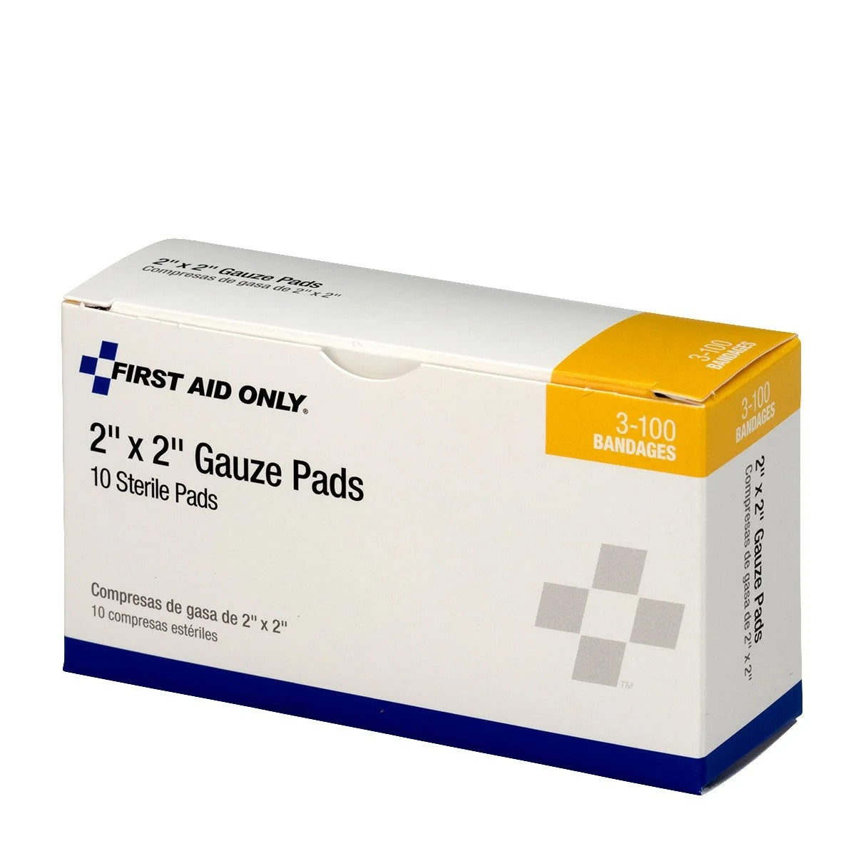 First Aid Only Gauze Sterile Pad, 2" x 2" - photo 2