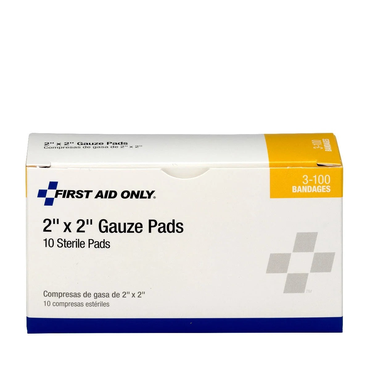 First Aid Only Gauze Sterile Pad, 2" x 2" - photo 4