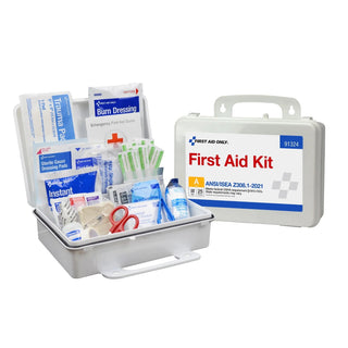 First Aid Only 91324 Plastic First Aid Kit, 10" Wide - Default Title