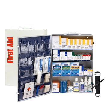 First Aid Only 91341 Metal First Aid Cabinet, 15" Wide - Default Title