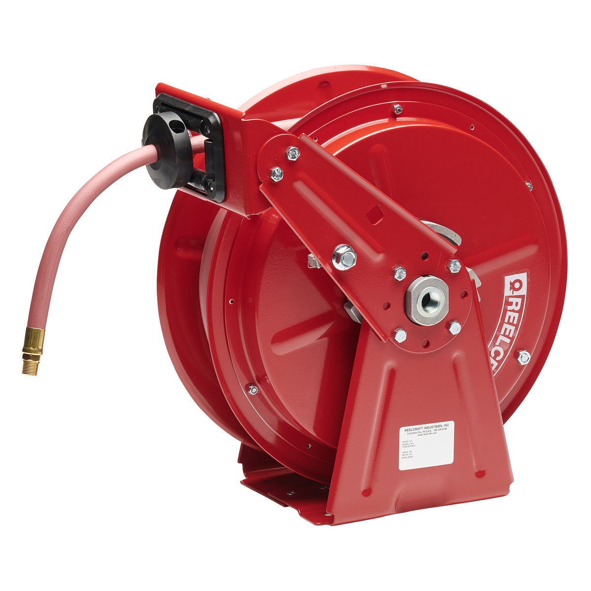 Reelcraft Industries Powder Coated Steel Hose Reel, 17" Long - 9"