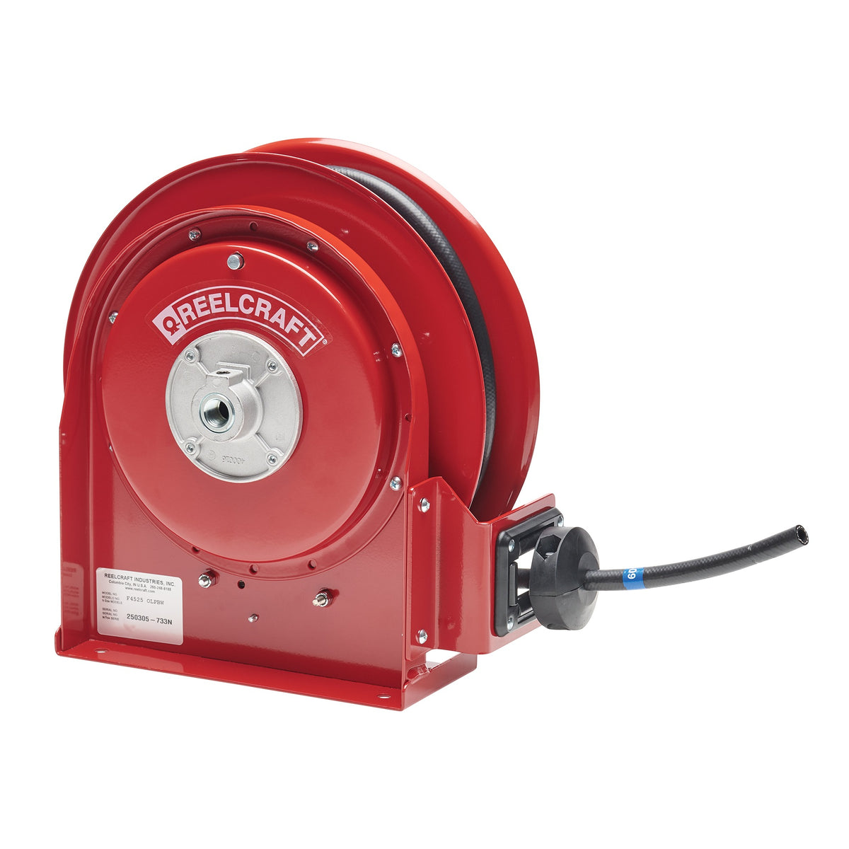 Reelcraft Industries F4525 OLPBW Powder Coated Steel Hose Reel, 5 5/8" x 12 3/8" - Default Title