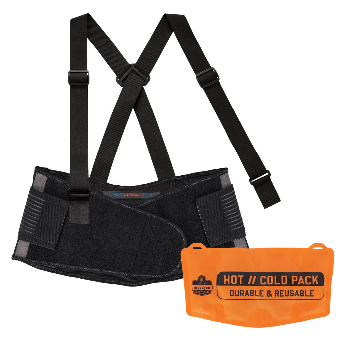 Ergodyne Support Brace, Black - 2XL