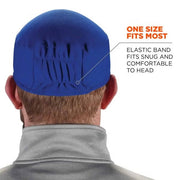 Ergodyne Hi-Cool Fabric Skull Cap, One Size Fits Most - photo 2