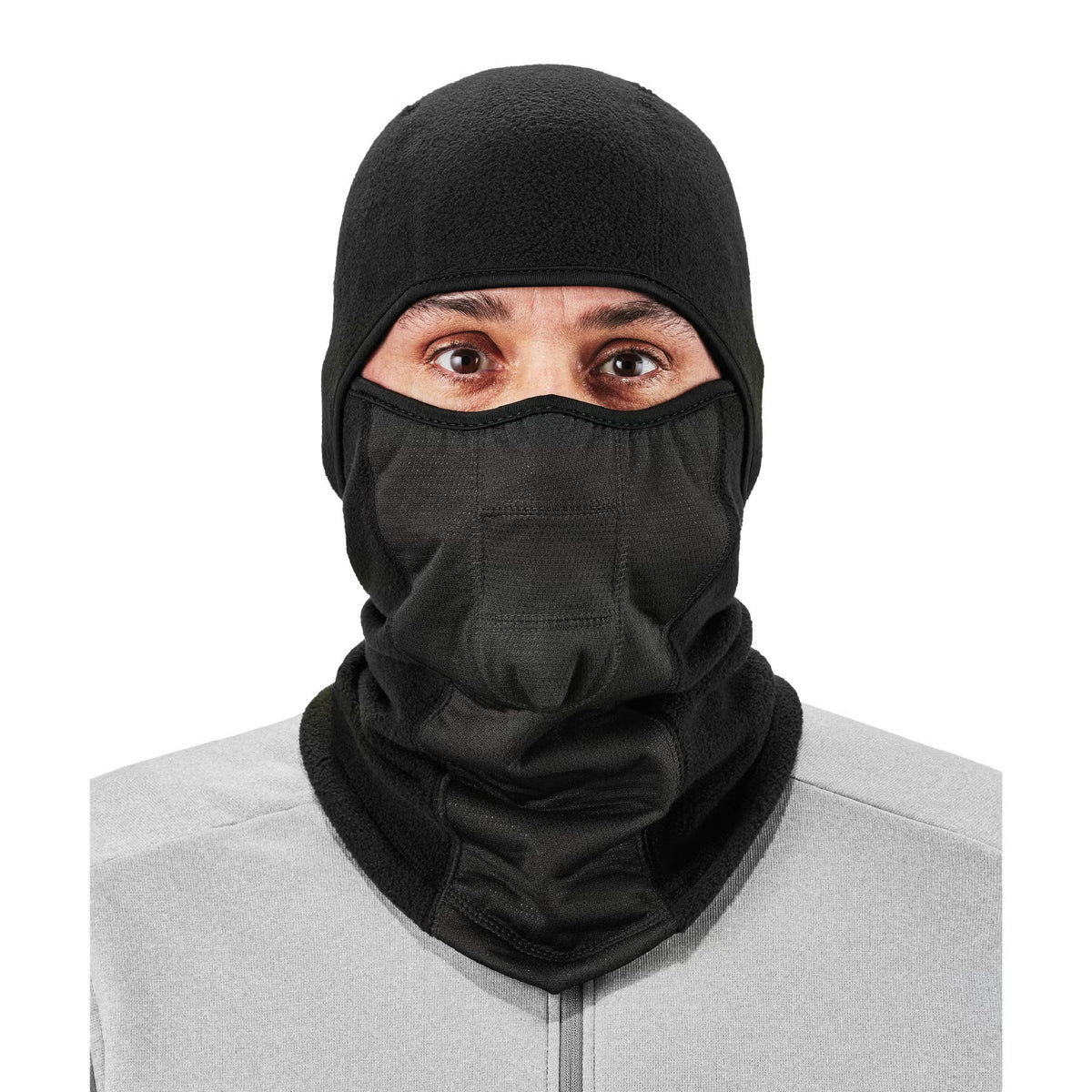 Ergodyne Fleece Face Mask, One Size Fits Most - Green