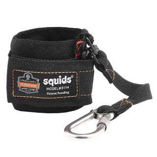 Ergodyne Lanyard, 3 lb. Capacity, Black - 3114 Carabiner