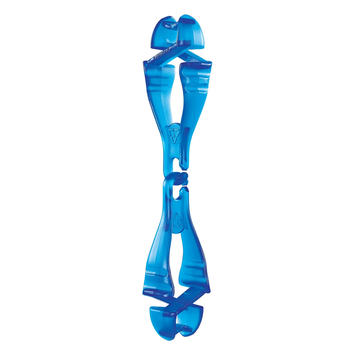 Ergodyne Plastic Clip Holder, 1" x 6 1/2" - Blue