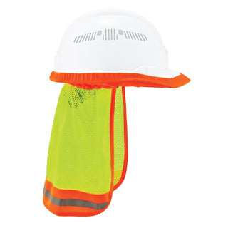 Ergodyne Polyester Mesh Neck Shade, One Size Fits Most - Green
